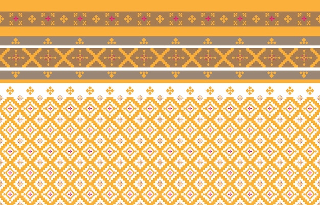 Abstract geometric and tribal patterns Used in cloth or printing industry geometric Vector
