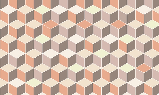 Abstract geometric background isometric blocks 3d flying cubes vector illustration