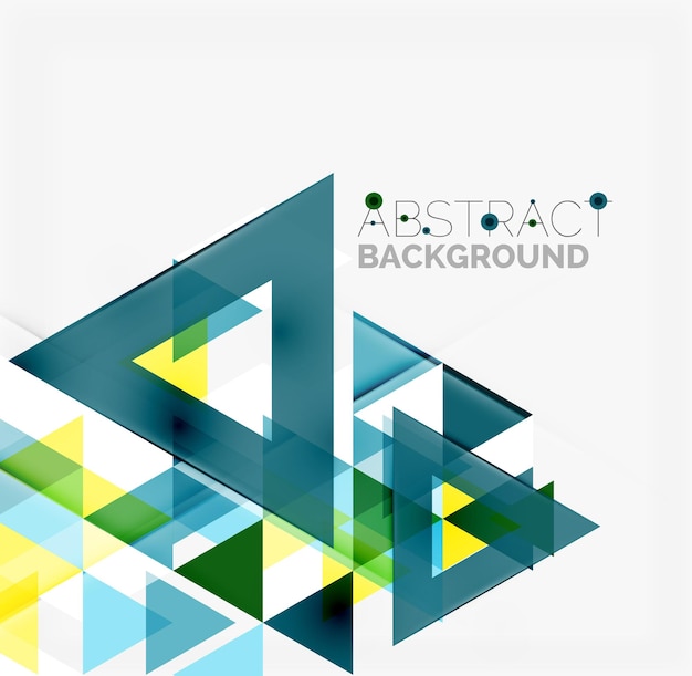 abstract geometric background modern overlapping triangles