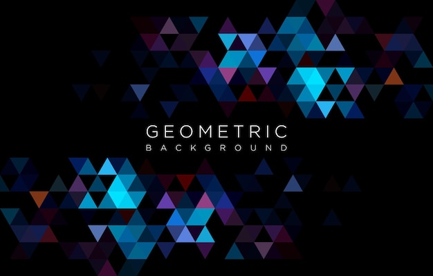 Abstract geometric background with magenta triangle shapes