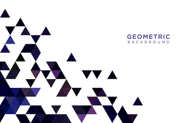 Abstract geometric background with triangle shapes polygon shape background
