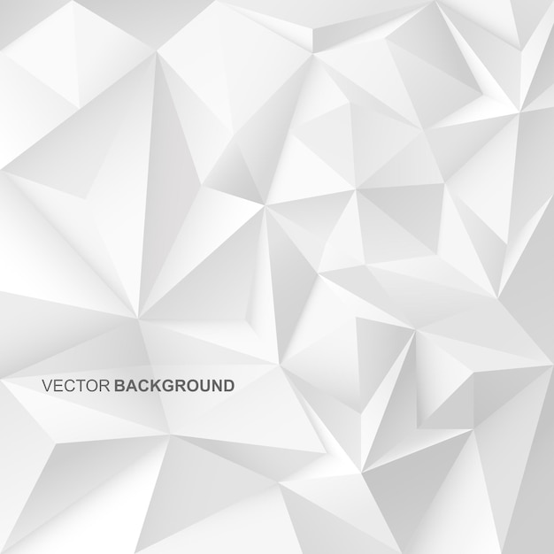 Abstract geometric background with white shapes