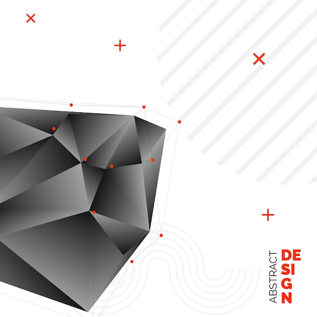 abstract geometric backgrounds polygonal vector design