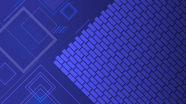 abstract geometric blue background design with modern patterns and shapes