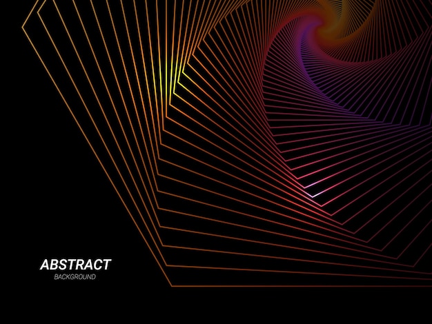 abstract geometric colorful modern flowing lines pattern background