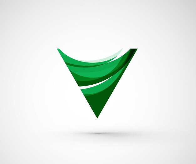abstract geometric company logo triangle arrow
