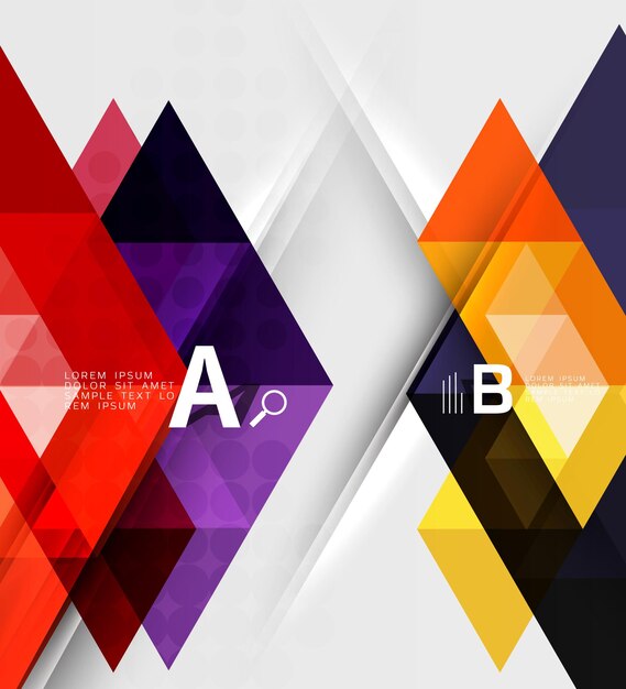 Abstract geometric concept Modern business brochure or leaflet flyer and cover template