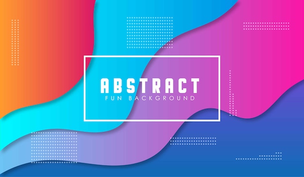Abstract Geometric Gradient Background Template