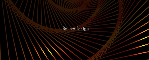 abstract geometric gradient lines illustration banner pattern background