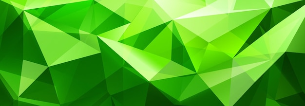 Abstract geometric green vector illustration featuring interconnected polygons and sharp angles creating a dynamic and modern design