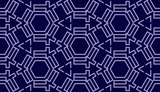 abstract geometric lines purple tech seamless pattern