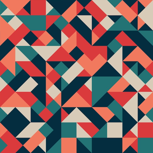 abstract geometric minimalistic line poster vector seamless pattern