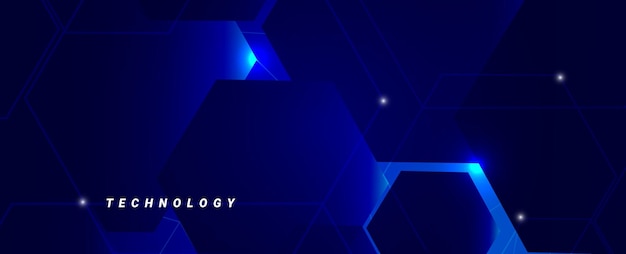 Abstract geometric modern stylish smooth dark banner background