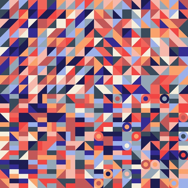 Abstract geometric pattern illustration vector
