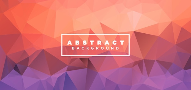 abstract geometric polygonal background low poly abstract banner design