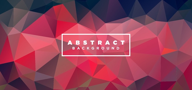 abstract geometric polygonal background low poly abstract banner design