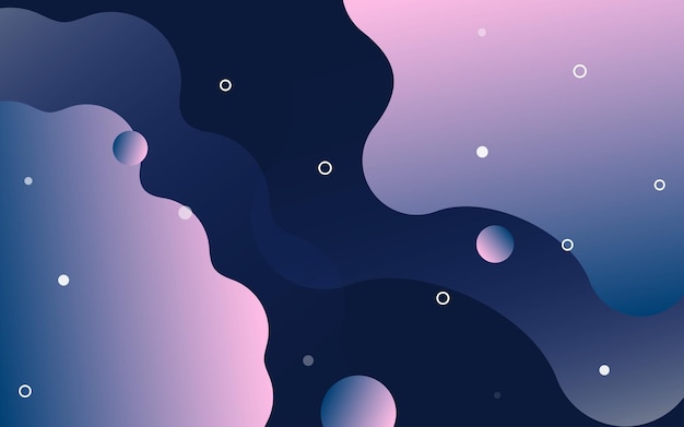 abstract geometric shapes fluid gradient elements background