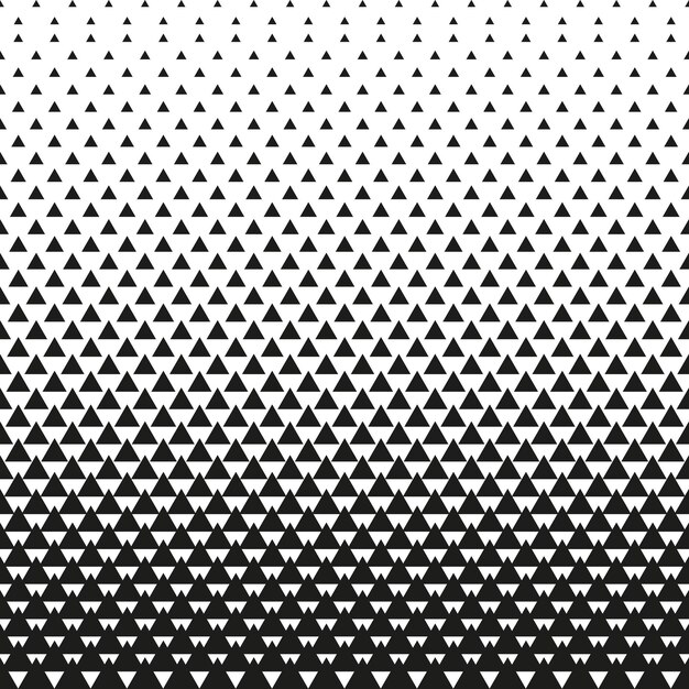 Abstract geometric triangle design halftone vector pattern