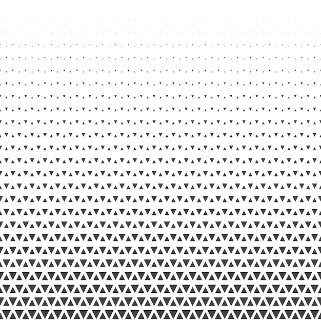 abstract geometric triangle halftone retro vintage seamless pattern. vector illustration.