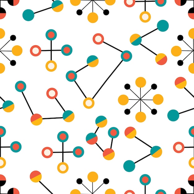 Abstract geometrical elegant seamless pattern.