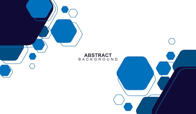 abstract geometry hexagonal shape for background