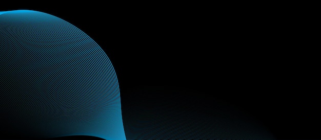 abstract glowing lines pattern on dark background minimalist geometric design