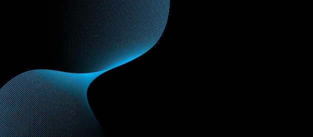 abstract glowing lines pattern on dark background minimalist geometric design