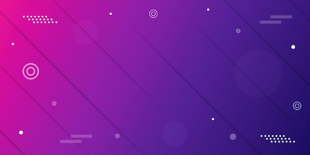 abstract gradient background with different geometric shapes