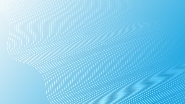 Abstract gradient colorful digital wavy line background