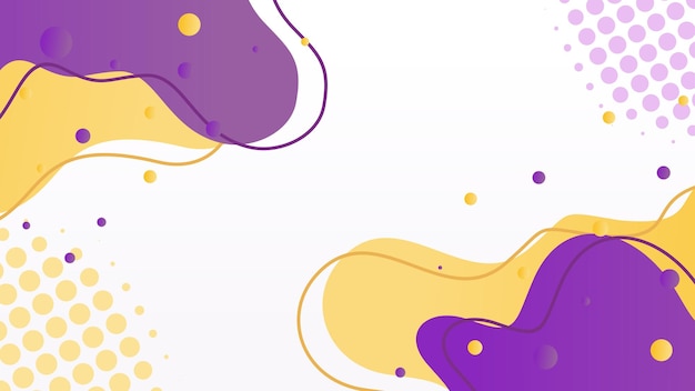 abstract gradient dynamic fluid shapes background design template