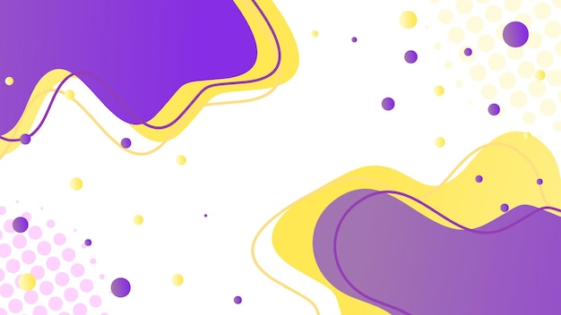 abstract gradient dynamic fluid shapes background design template