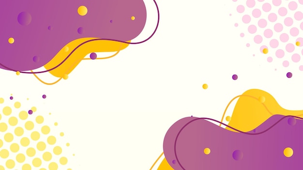 abstract gradient dynamic fluid shapes background design template