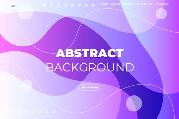 abstract gradient full vector background website