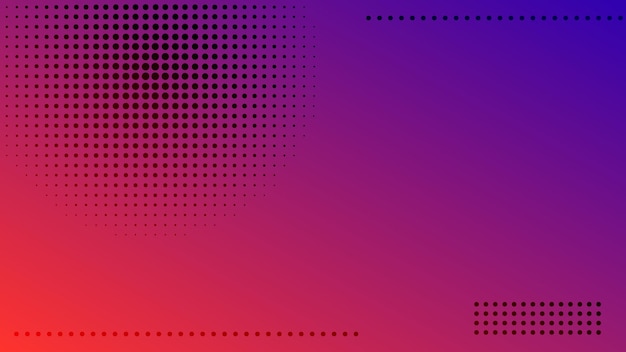 Abstract gradient geometric background with dots