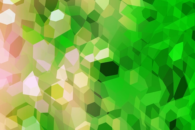 Abstract gradient hexagon polygon background