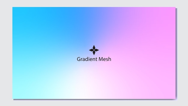 Abstract Gradient Mesh with Soft Pastel Colors
