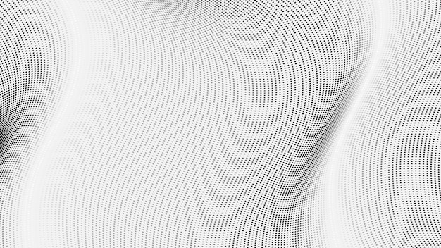 Abstract Gray Wave Background