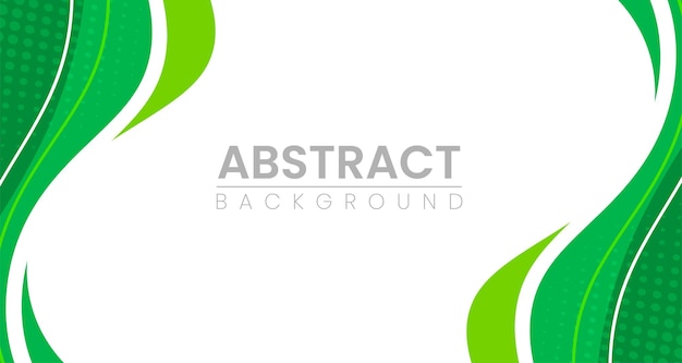 abstract green background vector design abstract Simple Minimal dynamic curve green gradient color