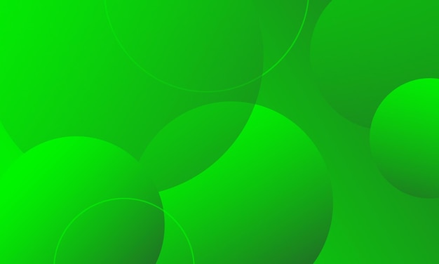 abstract green circle background