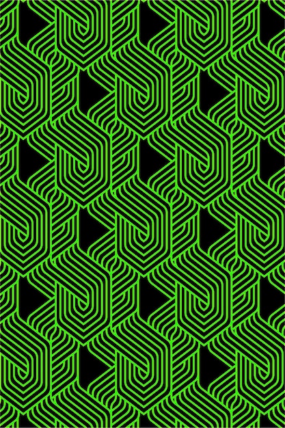 Abstract Green Geometric pattern Design Background