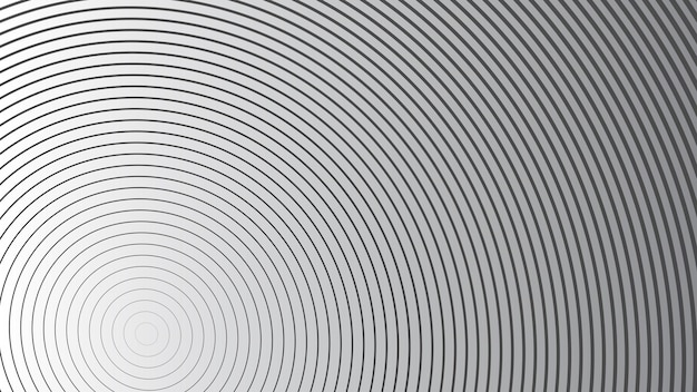 abstract grey line circle with gradient for backdrop or presentation