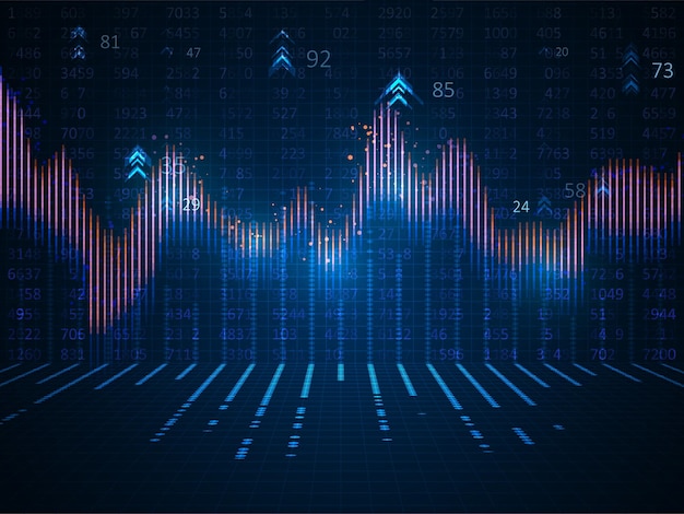 Abstract infographics visualization