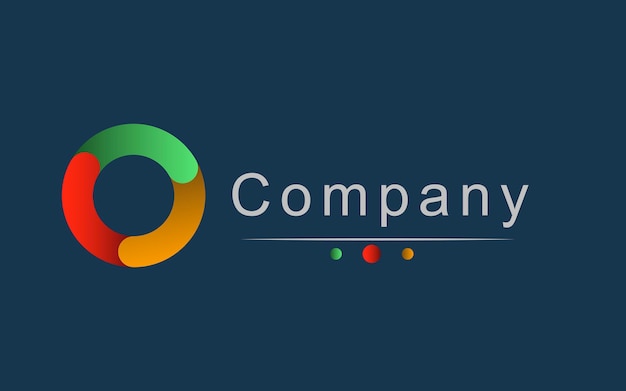 Abstract Initial Letter CEO Linked Logo