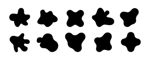 Abstract Irregular Shapes