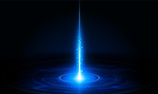 Abstract Light out technology background Hitech communication concept innovation background vector design