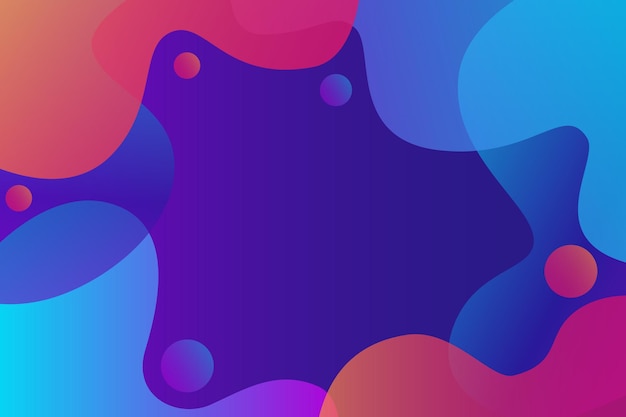 Abstract line Colorful wave landing page flat background vector
