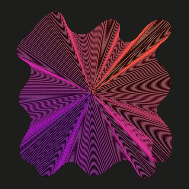 Abstract Lines Art