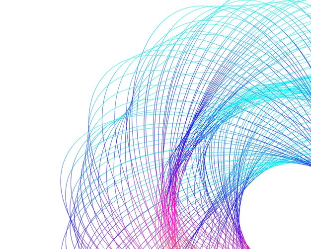 abstract lines colors design element on white background of waves vector illustration eps 10 for grunge elegant business card print brochure flyer banners cover book label fabric
