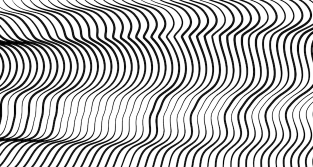 abstract lines in the form of a geometric pattern