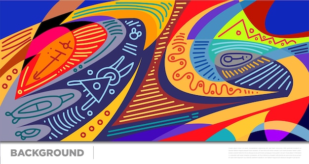 abstract liquid shape fluid geometric design isolated gradient waves with geometric lines dots batik indonesia pattern vector illustration